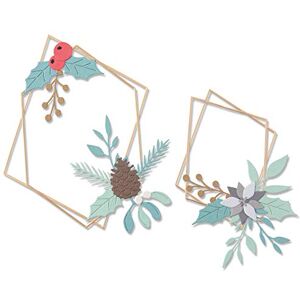 Sizzix Thinlits Die Set 18PK 664583 Geometric Winter Frame by Olivia Rose Sizzix Thinlits Die Set 18PK 664583 Geometric Winter Frame by Olivia Rose