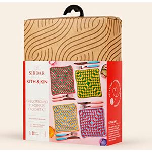 Sirdar Kith & Kin, Checkerboard Place Mats Crochet Kit Sirdar Kith & Kin, Checkerboard Place Mats Crochet Kit