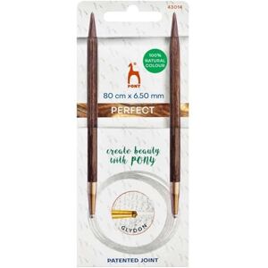 Pony Perfect Circular Knitting Needles Wood 80cm 6.5mm 1pc Pony Perfect Circular Knitting Needles Wood 80cm 6.5mm 1pc