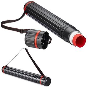 Relaxdays Poster Tube Set - Adjustable 64-107cm - Black Relaxdays Poster Tube Set - Adjustable 64-107cm - Black