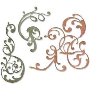 Sizzix 664176 Thinlits Die Set 3PK Adorned, Multi-Colour, One Size Sizzix 664176 Thinlits Die Set 3PK Adorned, Multi-Colour, One Size