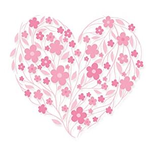 Sizzix Layered Clear Stamps Set 3PK Blossom Heart by Lisa Jones, One Size Sizzix Layered Clear Stamps Set 3PK Blossom Heart by Lisa Jones, One Size
