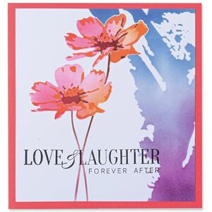 Sizzix Layered Stencils 4PK-flowes by Olivia Rose, 665261, Multicolor Sizzix Layered Stencils 4PK-flowes by Olivia Rose, 665261, Multicolor