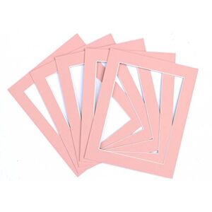 Frame Company Pack of 10 Pink Mounts 9x7 for 6x4 inch *Choice of Colours* Frame Company Pack of 10 Pink Mounts 9x7 for 6x4 inch *Choice of Colours*