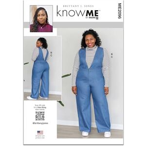 Know me Sewing Pattern ME2096N5 Misses' Tops and Jumpsuit by Brittany J. Jones N5 (10-12-14-16-18) Know me Sewing Pattern ME2096N5 Misses' Tops and Jumpsuit by Brittany J. Jones N5 (10-12-14-16-18)
