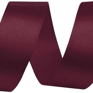 cyclingcolors Satin Polyester Ribbon 30mm x 27m Gift Wrapping Ribbon for Packaging, Decoration, Birthday, Cakes, Sewing, Crafts & Floristry Bordeaux cyclingcolors Satin Polyester Ribbon 30mm x 27m Gift Wrapping Ribbon for Packaging, Decoration, Birthday, Cakes, Sewing, Crafts & Floristry Bordeaux