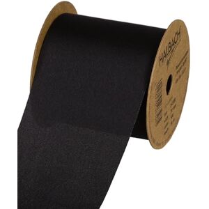 Halbach Seidenbänder Gift Ribbon Silk Look (Vegan) Width 70 mm Length 10 m Ribbon with Subtle Silk Shine for Festive Occasions Colour: Black Halbach Seidenbänder Gift Ribbon Silk Look (Vegan) Width 70 mm Length 10 m Ribbon with Subtle Silk Shine for Festive Occasions Colour: Black