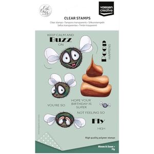 Creative Labs Clear Stamps 17 Pcs Fly Scrapbooking, Stamping and Card Making Supplies for Crafting Creative Labs Clear Stamps 17 Pcs Fly Scrapbooking, Stamping and Card Making Supplies for Crafting