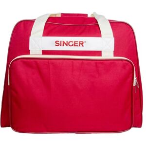 Singer Machine Carrying Case, Brick Color, Spacious Case Fits Most Standard Sewing Machines and Sergers, Fully-Padded Interior, Durable Canvas Exterior, Easy Zip, Large Front Pocket, Easy Transport Singer Machine Carrying Case, Brick Color, Spacious Case Fits Most Standard Sewing Machines and Sergers, Fully-Padded Interior, Durable Canvas Exterior, Easy Zip, Large Front Pocket, Easy Transport