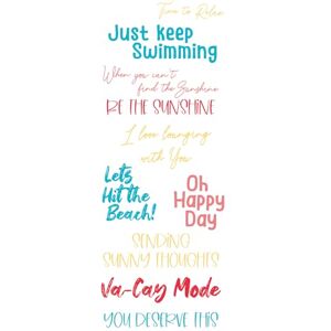 Sizzix ™ Clear Stamps Set 10PK – Va-Cay Mode by Catherine Pooler Sizzix ™ Clear Stamps Set 10PK – Va-Cay Mode by Catherine Pooler