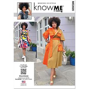 McCall's Know ME ME2020 Misses' and Women's Wrap Dress with Belt by Keechii B Style M1 (10-12-14-16-18) McCall's Know ME ME2020 Misses' and Women's Wrap Dress with Belt by Keechii B Style M1 (10-12-14-16-18)