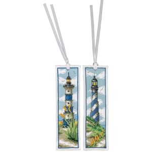 Vervaco Bookmark Cross Stitch Embroidery Kits Counted Cross Stitch Set Lightthouses Set of 2 DIY Set Adults Embroidery Reading Accessories Gift Counted Pattern Pack Approx. 6 x 20 cm Embroidery Set Vervaco Bookmark Cross Stitch Embroidery Kits Counted Cross Stitch Set Lightthouses Set of 2 DIY Set Adults Embroidery Reading Accessories Gift Counted Pattern Pack Approx. 6 x 20 cm Embroidery Set