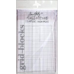 Stampers Anonymous Tim Holtz Acrylic Grid Block Set-9Pcs Stampers Anonymous Tim Holtz Acrylic Grid Block Set-9Pcs