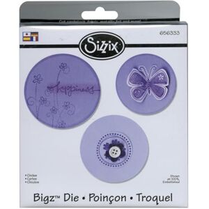 Sizzix Bigz Die 656333, Circles, 3 Sizes Steel Rule Die Sizzix Bigz Die 656333, Circles, 3 Sizes Steel Rule Die