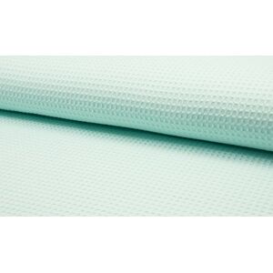 CRS Fur Fabrics 100% Cotton Waffle Honeycomb Pique Fabric Material Mint, 1Mtr 150cm x 100cm CRS Fur Fabrics 100% Cotton Waffle Honeycomb Pique Fabric Material Mint, 1Mtr 150cm x 100cm