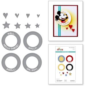 Spellbinders Frame & Sentiments Etched Dies from The Say Cheese Classic Mouse Collection Spellbinders Frame & Sentiments Etched Dies from The Say Cheese Classic Mouse Collection