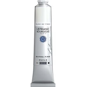 Lefranc Bourgeois Extra-Fine Oil Paint, Artists Quality, Titanium White, 200ml Tube Lefranc Bourgeois Extra-Fine Oil Paint, Artists Quality, Titanium White, 200ml Tube