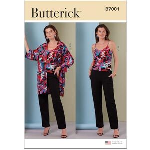 Butterick Paper Pattern B7001H5 Misses' Jacket, Camisole and Trousers H5 (6-8-10-12-14) Butterick Paper Pattern B7001H5 Misses' Jacket, Camisole and Trousers H5 (6-8-10-12-14)