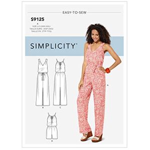 Simplicity Sewing Pattern SS9125A Misses' Dresses & Jumpsuits Simplicity Sewing Pattern SS9125A Misses' Dresses & Jumpsuits