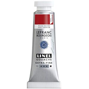 Lefranc Bourgeois Lefranc & Bourgeois Gouache Paint, Medium red Cadmium 14ml Tube Gouachefarbe Lefranc Bourgeois Lefranc & Bourgeois Gouache Paint, Medium red Cadmium 14ml Tube Gouachefarbe