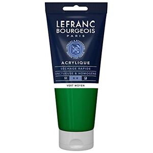 Lefranc Bourgeois Lefranc & Bourgeois 300391 Fine Aycrl Paint 200 ml Tube, Highly Pigmented Good Coverage Cream, Homogeneous Texture – Green Medium Lefranc Bourgeois Lefranc & Bourgeois 300391 Fine Aycrl Paint 200 ml Tube, Highly Pigmented Good Coverage Cream, Homogeneous Texture – Green Medium
