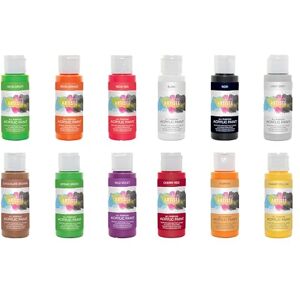 DOCRAFTS ARTISTE Artiste Halloween Theme Acrylic Paints 59ml Set of 12 Paints, Bring Your Halloween Craft to Life with Acrylic Paint, Mix for More Colours, Use On Paper, Card, Fabric, Wood, Ceramic, Paint Supplies DOCRAFTS ARTISTE Artiste Halloween Theme Acrylic Paints 59ml Set of 12 Paints, Bring Your Halloween Craft to Life with Acrylic Paint, Mix for More Colours, Use On Paper, Card, Fabric, Wood, Ceramic, Paint Supplies