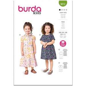 Burda Style Sewing Pattern B9212 Children's Dress Burda Style Sewing Pattern B9212 Children's Dress