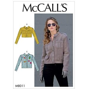 McCall's Sewing Pattern-M8011Z-Misses' Jackets, Paper, White, Various McCall's Sewing Pattern-M8011Z-Misses' Jackets, Paper, White, Various