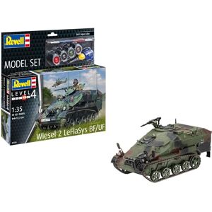 Revell Model Set 63336 Wiesel 2 LeFlaSys BF/UF 1:35 Scale Unbuilt/Unpainted Plastic Model Kit with Accessories Revell Model Set 63336 Wiesel 2 LeFlaSys BF/UF 1:35 Scale Unbuilt/Unpainted Plastic Model Kit with Accessories
