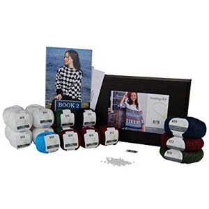DesignEtte Knitting Kit - Cotton, White, Multicolor - Knitting Kit DesignEtte Knitting Kit - Cotton, White, Multicolor - Knitting Kit
