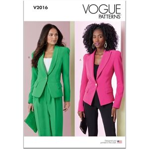 Vogue V2016H5 Misses' Jackets H5(6-8-10-12-14) Vogue V2016H5 Misses' Jackets H5(6-8-10-12-14)
