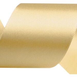 cyclingcolors Satin Polyester Ribbon 40mm x 22m Gift Wrap Ribbon for Packaging, Decoration, Birthday, Cakes, Sewing, Crafts & Floristry Gold cyclingcolors Satin Polyester Ribbon 40mm x 22m Gift Wrap Ribbon for Packaging, Decoration, Birthday, Cakes, Sewing, Crafts & Floristry Gold