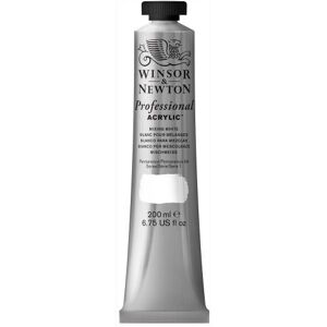 Winsor & Newton 200ml Professional Acrylic Colour Tube Mixing White Winsor & Newton 200ml Professional Acrylic Colour Tube Mixing White