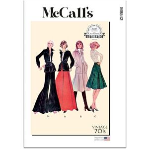 McCall's MCCALLS Sewing Patten M8542A Misses' Jacket, Skirt and Trousers A (6-8-10-12-14-16) McCall's MCCALLS Sewing Patten M8542A Misses' Jacket, Skirt and Trousers A (6-8-10-12-14-16)