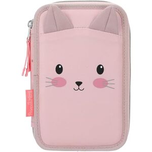 Depesche 14033 Princess Mimi Filled 2-Compartment Pencil Case in Pink with Cat Motif and Cat Ears, Pencil Case with Colouring Pencils, Scissors, Stencil and much more Depesche 14033 Princess Mimi Filled 2-Compartment Pencil Case in Pink with Cat Motif and Cat Ears, Pencil Case with Colouring Pencils, Scissors, Stencil and much more