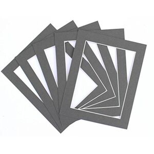 Frame Company Pack of 10 Grey Mounts 9x7 for 6x4 inch *Choice of Colours* Frame Company Pack of 10 Grey Mounts 9x7 for 6x4 inch *Choice of Colours*