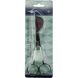 Havel's Havels Pointed Duckbill Applique Double Curve Scissors, White Havel's Havels Pointed Duckbill Applique Double Curve Scissors, White