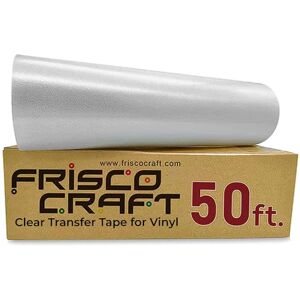Craft C-370 Transfer Tape for Vinyl 12" x 50 Feet Clear Lay Flat Application Tape Perfect for Self Adhesive Vinyl for Signs Stickers Decals Walls Doors Windows Craft C-370 Transfer Tape for Vinyl 12" x 50 Feet Clear Lay Flat Application Tape Perfect for Self Adhesive Vinyl for Signs Stickers Decals Walls Doors Windows