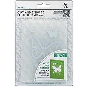 docrafts Xcut 110 x 150mm Cut & Emboss Folder Butterfly Aperture docrafts Xcut 110 x 150mm Cut & Emboss Folder Butterfly Aperture