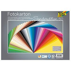 Folia 6125/50 99 Photo Card 25 x 35 cm 300 g/m² – 50 sheets assorted colours Folia 6125/50 99 Photo Card 25 x 35 cm 300 g/m² – 50 sheets assorted colours