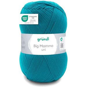 Gründl Big Mamma Wool Plain XXL Wool for Knitting Knitting Yarn Soft and Skin Friendly 100% Polyacrylic 1 Ball 400 g / 1040 m Needle Size 3.5-4.5 Emerald Gründl Big Mamma Wool Plain XXL Wool for Knitting Knitting Yarn Soft and Skin Friendly 100% Polyacrylic 1 Ball 400 g / 1040 m Needle Size 3.5-4.5 Emerald