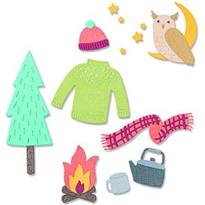 Sizzix Thinlits Die Set 12PK Cozy Woodland by Jennifer Ogborn 665943 Chapter 3 2022, Multicolor, One Size Sizzix Thinlits Die Set 12PK Cozy Woodland by Jennifer Ogborn 665943 Chapter 3 2022, Multicolor, One Size