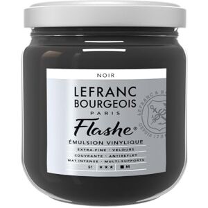 Lefranc Bourgeois Acrylic Vinyl Emulsion, Black, 400ml Topf-Vinylfarbe Lefranc Bourgeois Acrylic Vinyl Emulsion, Black, 400ml Topf-Vinylfarbe