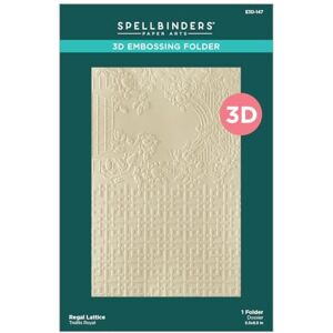 Spellbinders Regal Lattice 3D Embossing Folder Spellbinders Regal Lattice 3D Embossing Folder