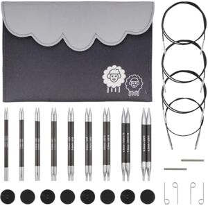 KNITPRO Karbonz Deluxe Interchangeable Needle Set 5" (13cm) 9 Sizes (3mm to 8mm) KNITPRO Karbonz Deluxe Interchangeable Needle Set 5" (13cm) 9 Sizes (3mm to 8mm)
