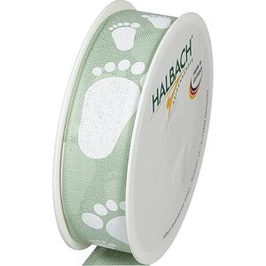Halbach Baby Gift Ribbon - Mint/White - 25 mm x 16 m - Gift Ribbon for Baby Shower & Wrapping Halbach Baby Gift Ribbon - Mint/White - 25 mm x 16 m - Gift Ribbon for Baby Shower & Wrapping