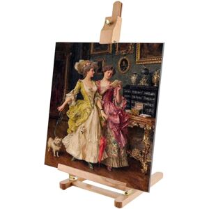 ASelected Table Top Easel Stand, 54cm Adjustable Tabletop Art Display H-Frame Beech Wood Desktop Art Easel, Small Easel Stand for Beginners, Artists Painting and Scrapbooking ASelected Table Top Easel Stand, 54cm Adjustable Tabletop Art Display H-Frame Beech Wood Desktop Art Easel, Small Easel Stand for Beginners, Artists Painting and Scrapbooking