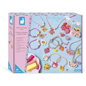 Janod 16 Friendship Jewels to Create Self-Creating Polymer Clay Charms Creative Leisure Kit Stimulates Creativity Children's Manual Activity From 7 Years and Up J09186 Janod 16 Friendship Jewels to Create Self-Creating Polymer Clay Charms Creative Leisure Kit Stimulates Creativity Children's Manual Activity From 7 Years and Up J09186