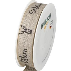 Halbach Silk Linen Ribbon Easter - Decorative Ribbon for Easter Gifts Halbach Silk Linen Ribbon Easter - Decorative Ribbon for Easter Gifts