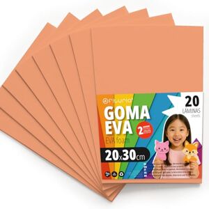 OFITURIA Eva Rubber for School and Creative Crafts, Coloured Foam Sheets for DIY Projects, Art, Children's Decoration, Scrapbooking, Craft Designs 20 x 30 cm (Peach, 20 Pcs) OFITURIA Eva Rubber for School and Creative Crafts, Coloured Foam Sheets for DIY Projects, Art, Children's Decoration, Scrapbooking, Craft Designs 20 x 30 cm (Peach, 20 Pcs)